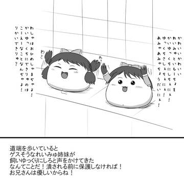 野良れいみゅ姉妹を持ち帰るお話