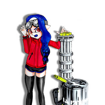 ヒーロースピナーレプリカ・イカガール