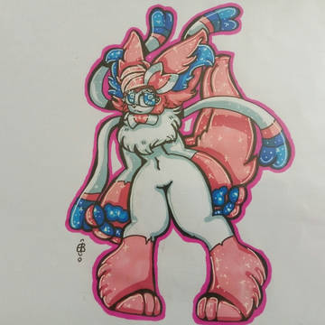 Sylveon, furry version
