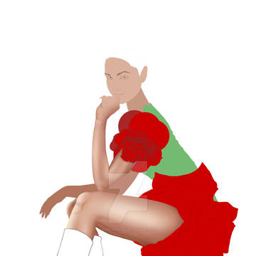 Alice rose dress WIP