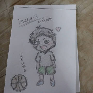 初描きFischer'sのシルクさん(≧▽≦)
