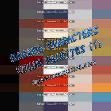 BASARA Characters Palettes (1)