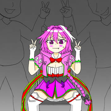 刑部姫の服を着せられたアストルフォくん