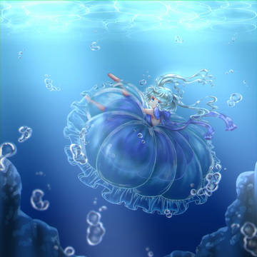 海の月