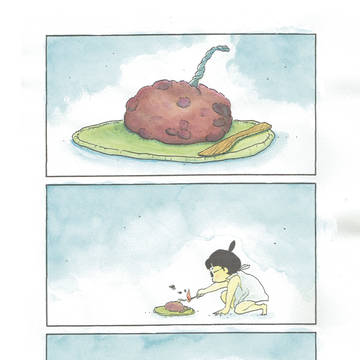 ぼた餅に導火線