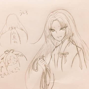 父様髪下ろして