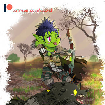$5 Patreon Reward chibi hunter