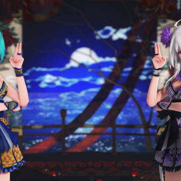 【MMD】宵々古今 {Miku Haku}