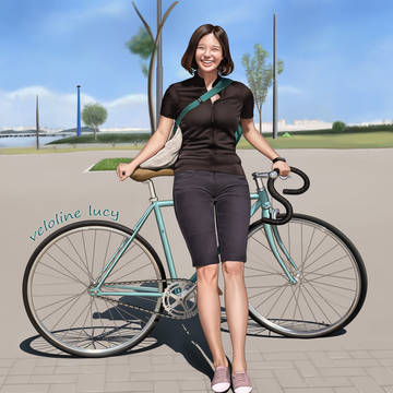 벨로라인 루시 자전거그림 (自転車)