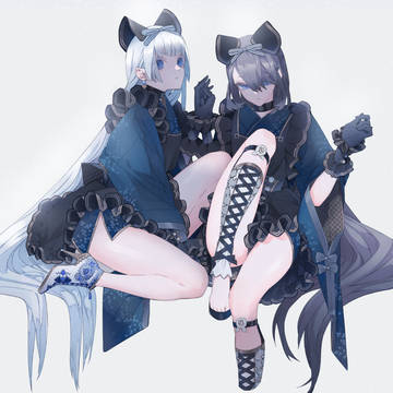 和メイド+シノワズリ