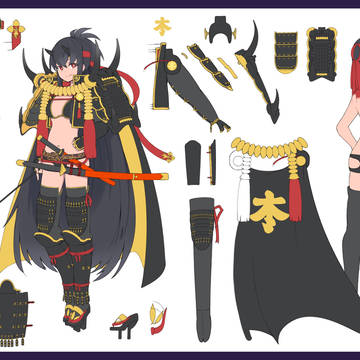 放置少女イラコンキャラデザ応募作