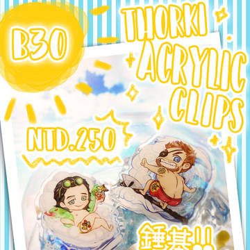 Thorki ソロキ アクリルクリップセット