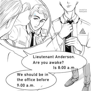 DBH-Hankcon short manga[NSFW]