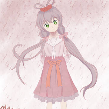 粉色洛天依