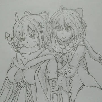 沖田と沖田オルタ