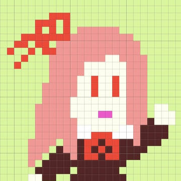 琴葉茜ちゃんのドット絵