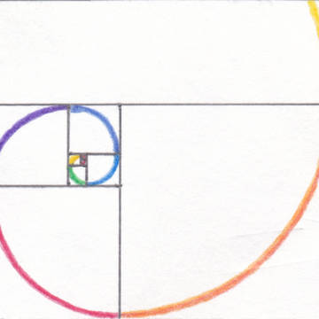 虹色の黄金螺旋
