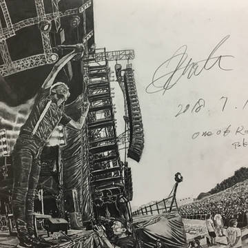 ONE OK ROCK pencil drawing Taka