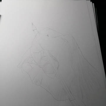 手を描く