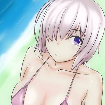 水着のマシュさん