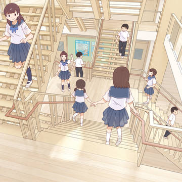 学校の階段