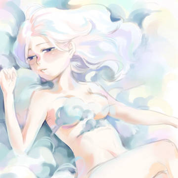 云の上の女の子