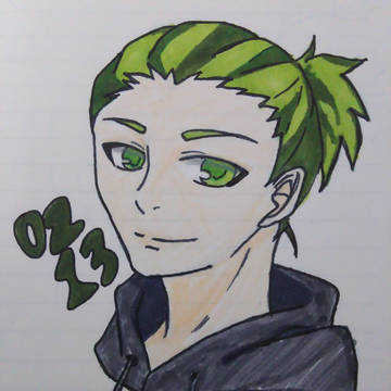 おついちさん 初描き