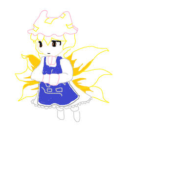 MS Paint of Ran Yakumo Sprite