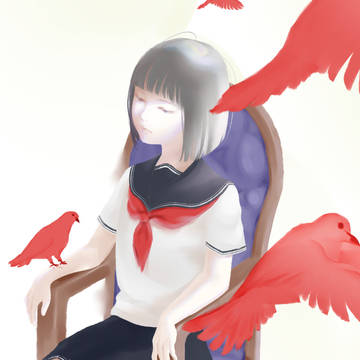 红鸟,白鸟