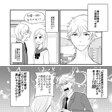 オリジナル漫画『乙女ゲーの攻略される側視点』②