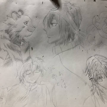 生憎このような絵しか描けなくてのう‥by三日月