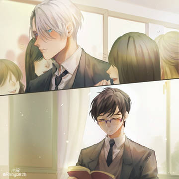 Love at First Sight 💗 YOI AU[Hi