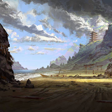 捨てられた参道