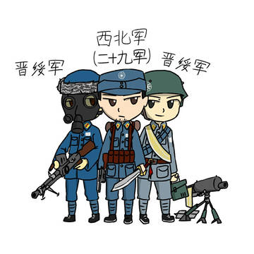 晋绥军、西北（二十九军）