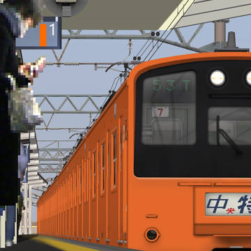 【Railsim】駅へ侵入する輝く201系