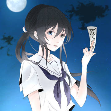 白セーラーの美少女