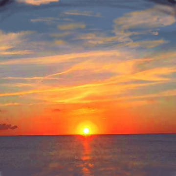 夕暮れ