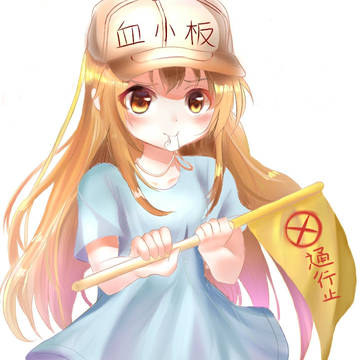 临摹的一张血小板