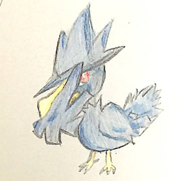 ポケモンの落描き