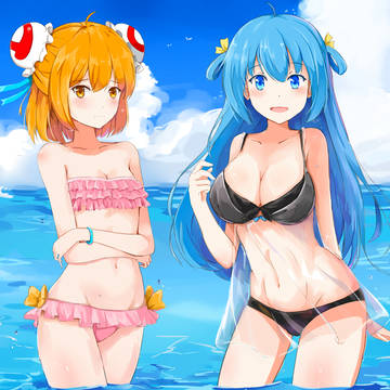 海滩AC娘