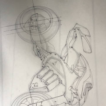 バイク模写