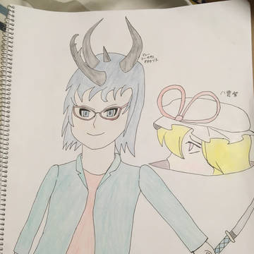 マレーコーカサスオオカブト擬人化と八雲紫