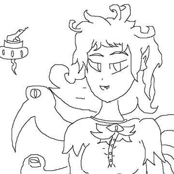 MS Paint Nue Houjuu From Touhou