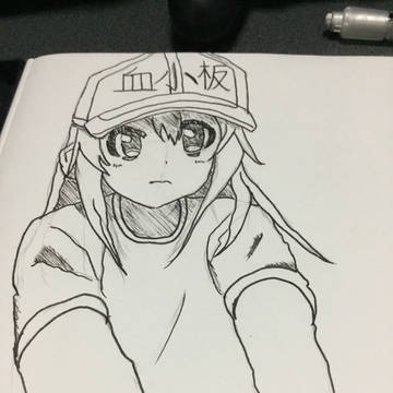 模写 はたらく細胞 血小板