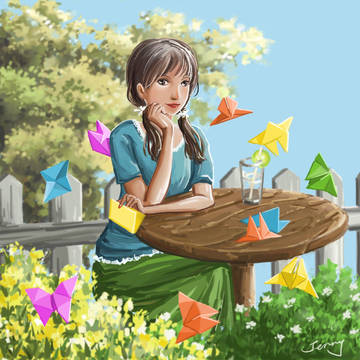 折纸少女
