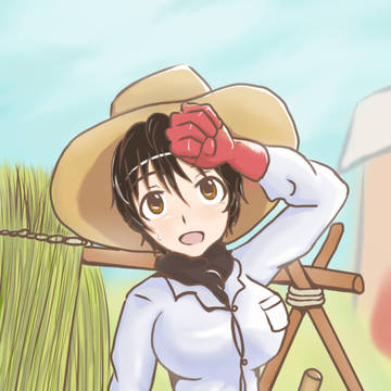 稲刈り