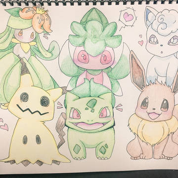 個人的に好きなポケモン描いてみた