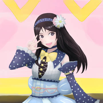 アイドル的キャラクター作成のイメージ絵