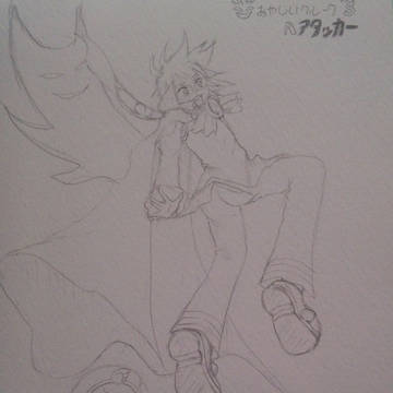 ぷよクエのあやクルとクルーク描いたけど下絵状態…