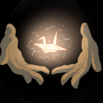 星に願いを、鶴には祈りを